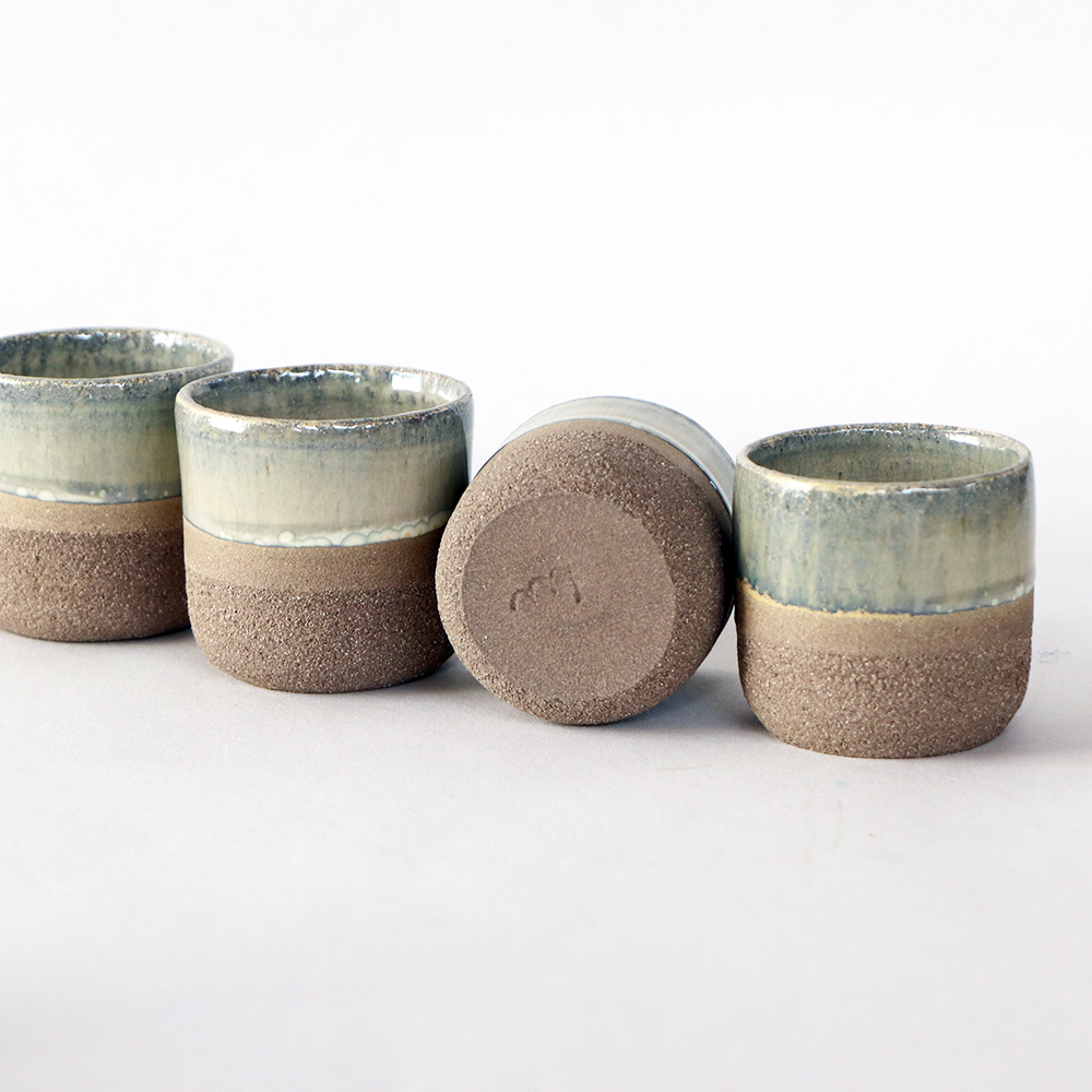 Gobelet à café grès gris – Image 3