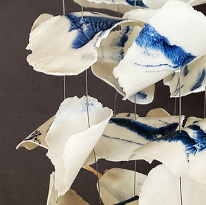Mobile Porcelaine 7 fils Aqua